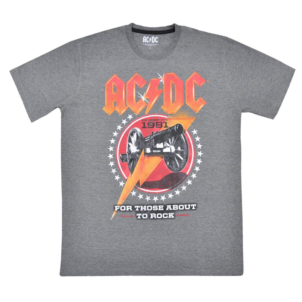 ACDC Men T-Shirt Short Sleeve Top Tee - Fabrica Fantasia