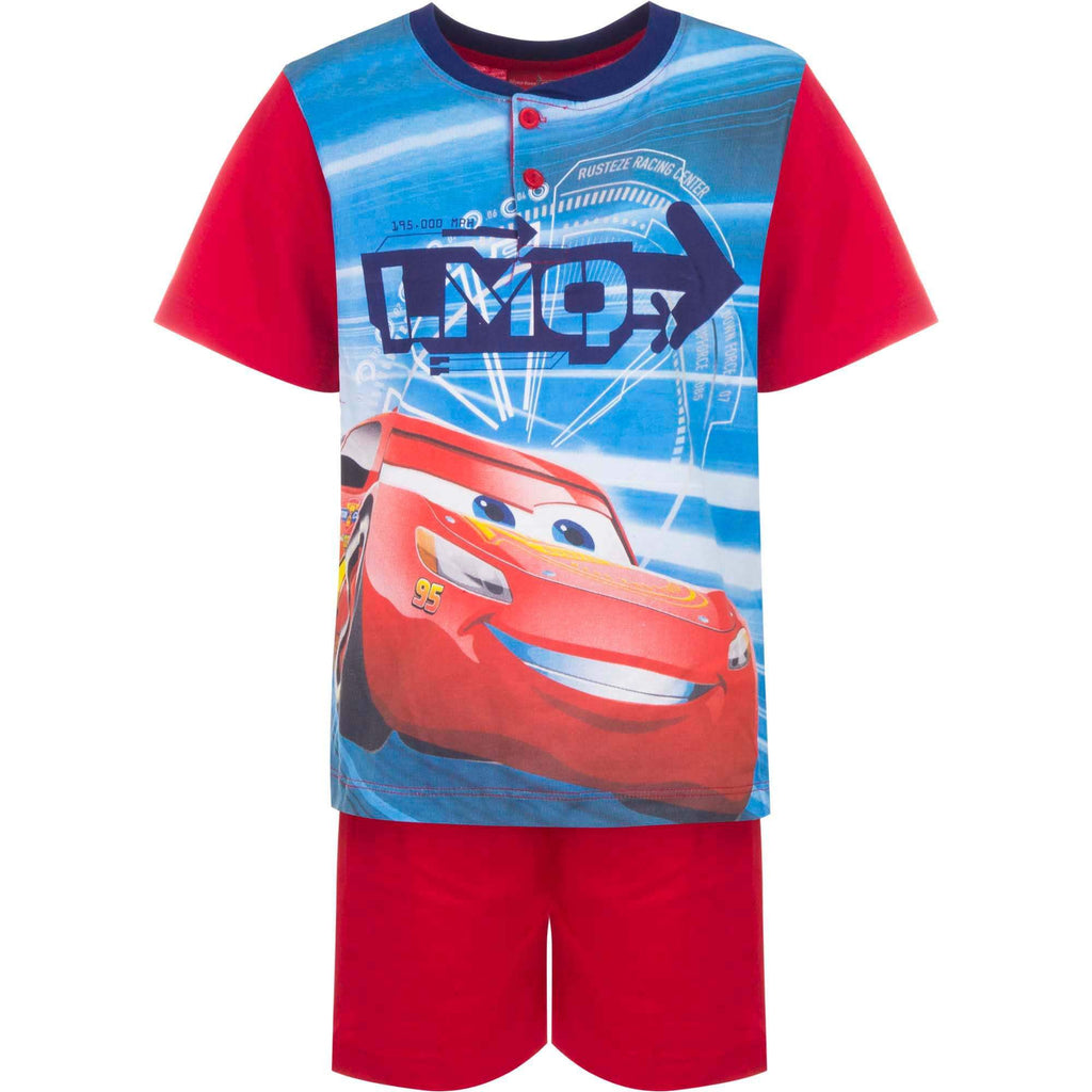 Disney Cars Boys Pyjama Kids Nightwear Short Set - Fabrica Fantasia