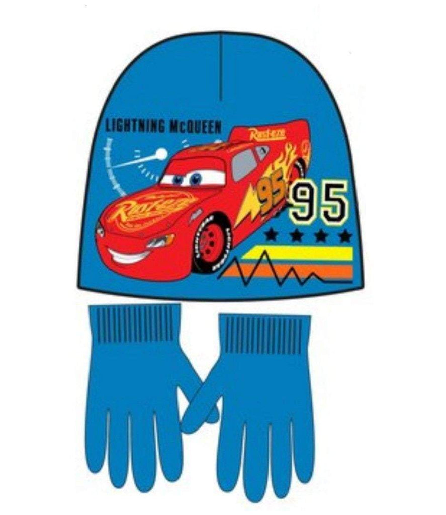 Disney Cars Kids Hat and Gloves Winter Set - Fabrica Fantasia