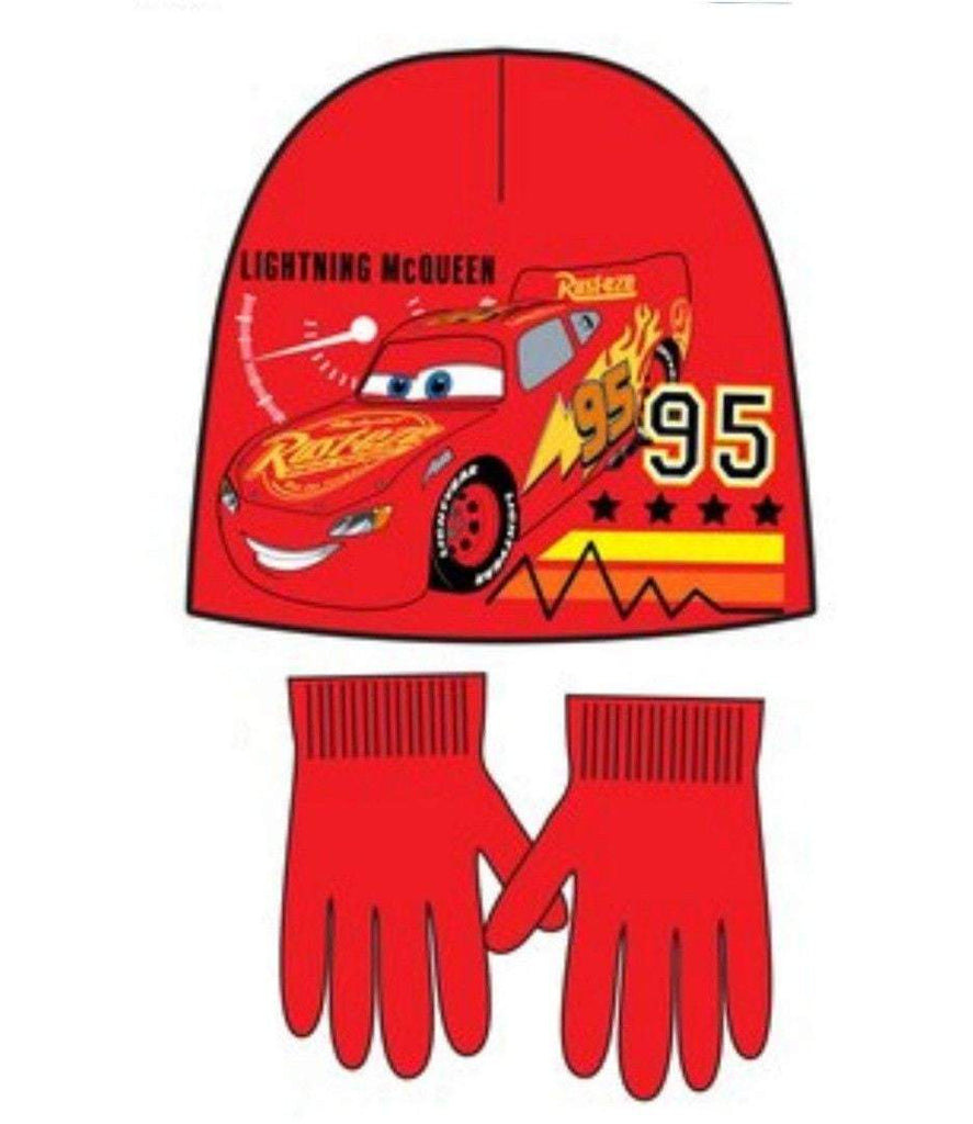 Disney Cars Kids Hat and Gloves Winter Set - Fabrica Fantasia