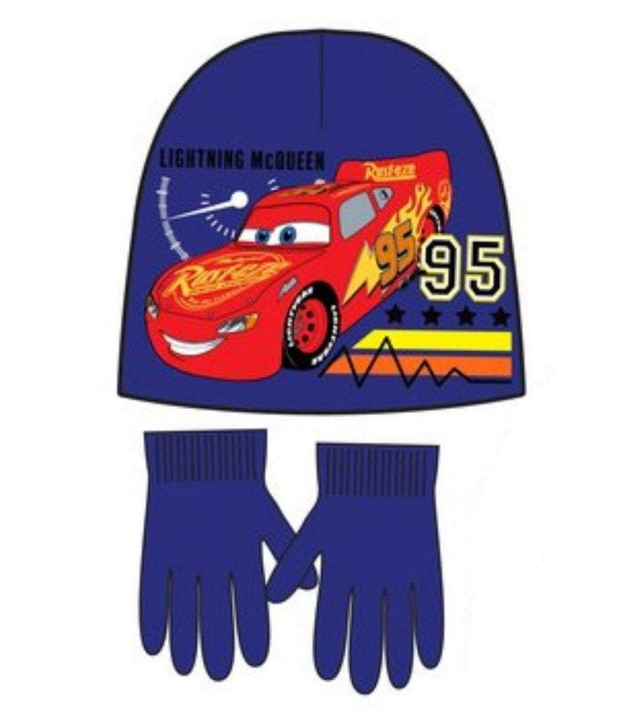 Disney Cars Kids Hat and Gloves Winter Set - Fabrica Fantasia