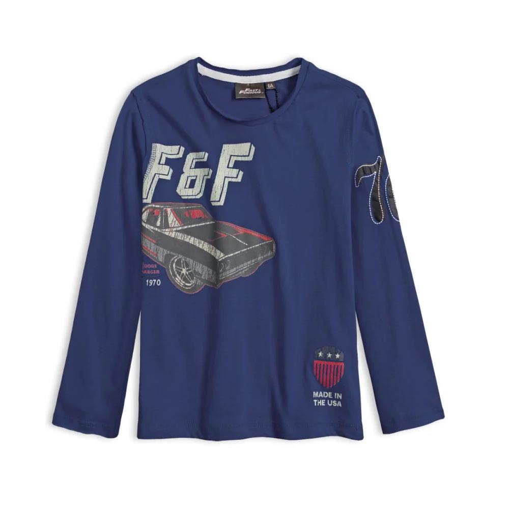 Fast and Furious Kids T-Shirt Long Sleeve Tee Top - Fabrica Fantasia