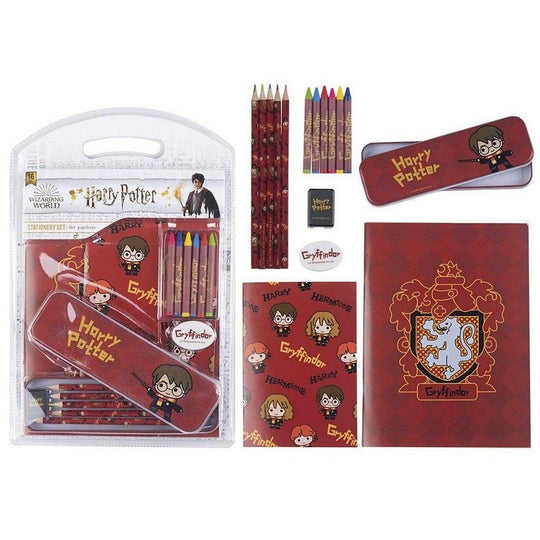 Harry Potter Stationery 16 Pieces Set School - Fabrica Fantasia