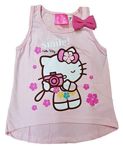 Hello Kitty Kids Top Sleeveless Tunic Sizes 4 to 7 Years - Fabrica Fantasia