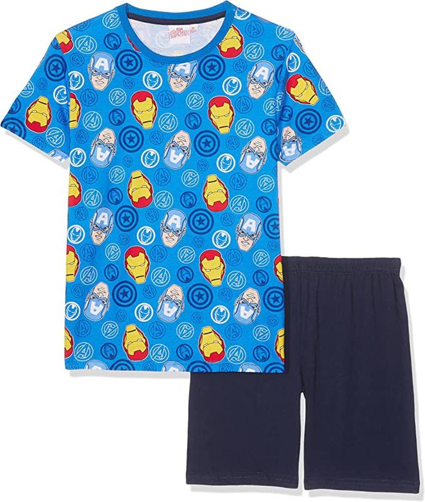 Marvel Avengers Kids Nightwear Pyjama Short Set - Fabrica Fantasia