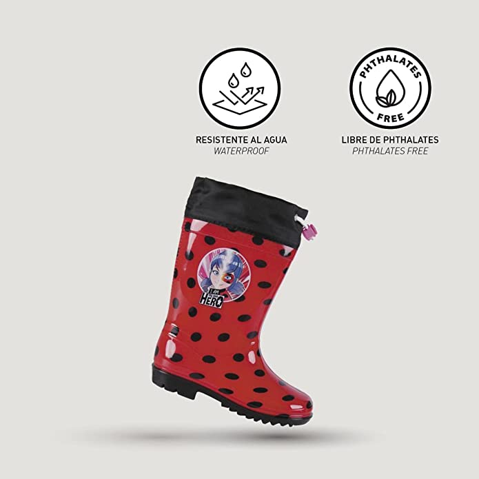 Miraculous Ladybug Girls Boots - Fabrica Fantasia