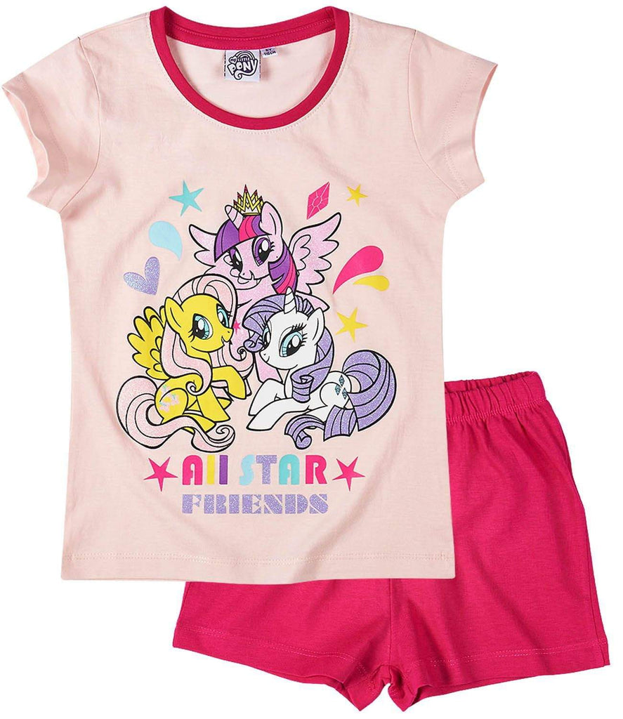 My Little Pony Toddler & Kids Nightwear Pyjama Set Pink - Fabrica Fantasia