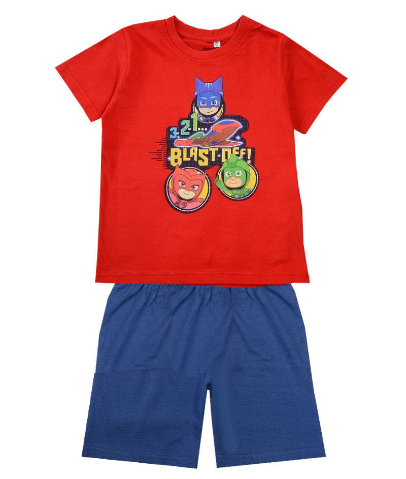 PJ Masks Kids Pyjama Shorty Nightwear Set - Fabrica Fantasia