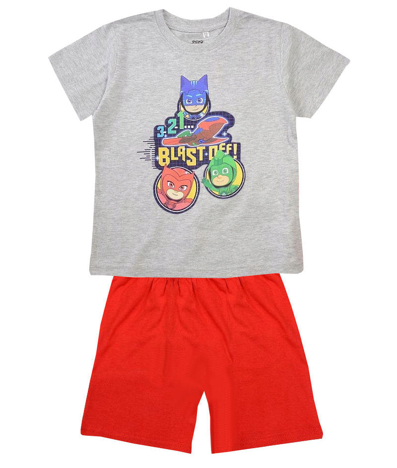 PJ Masks Kids Pyjama Shorty Nightwear Set - Fabrica Fantasia