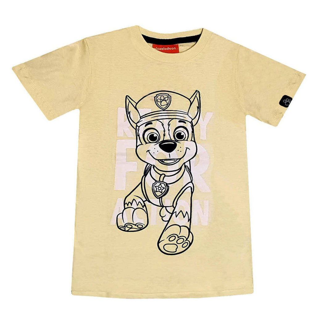 Paw Patrol Chase Kids T-Shirt Short Sleeve Top - Fabrica Fantasia