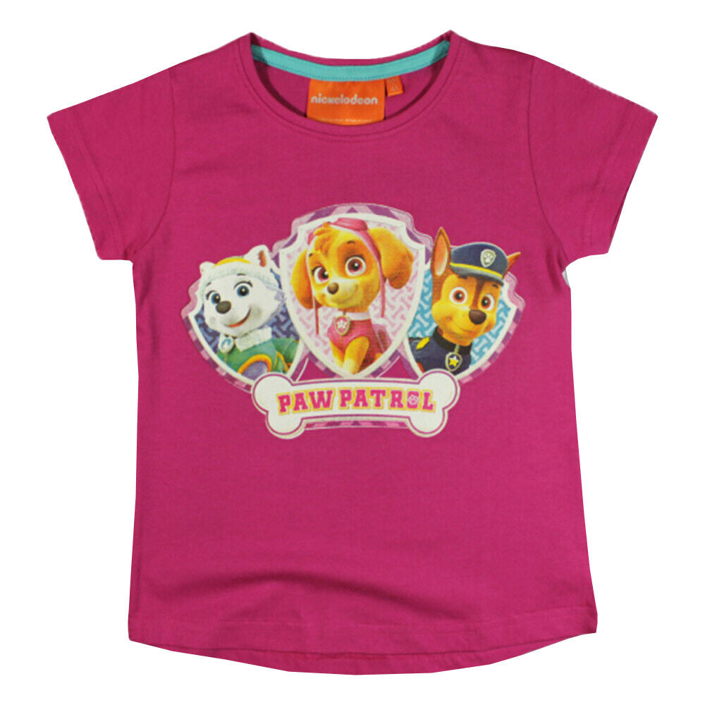 Paw Patrol Kids T-Shirt Short Sleeve Top Tee - Fabrica Fantasia