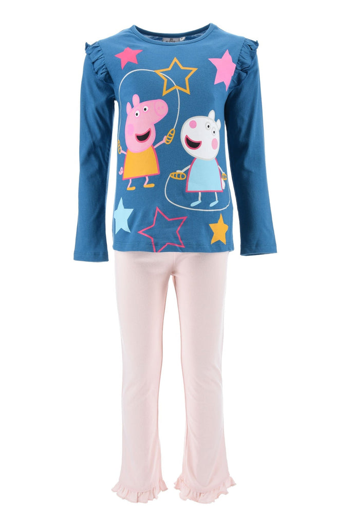 Peppa Pig Kids Long Sleeve Nightwear Pyjama Set - Fabrica Fantasia