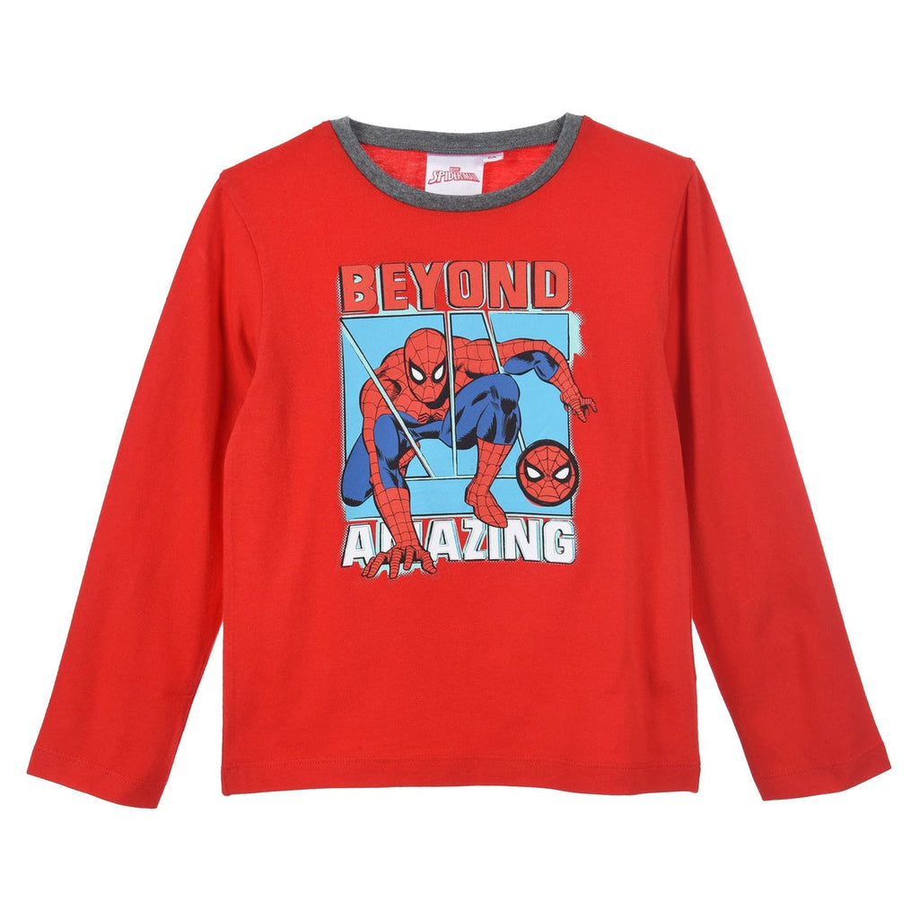 Spiderman Kids T-Shirt Long Sleeve Top - Fabrica Fantasia