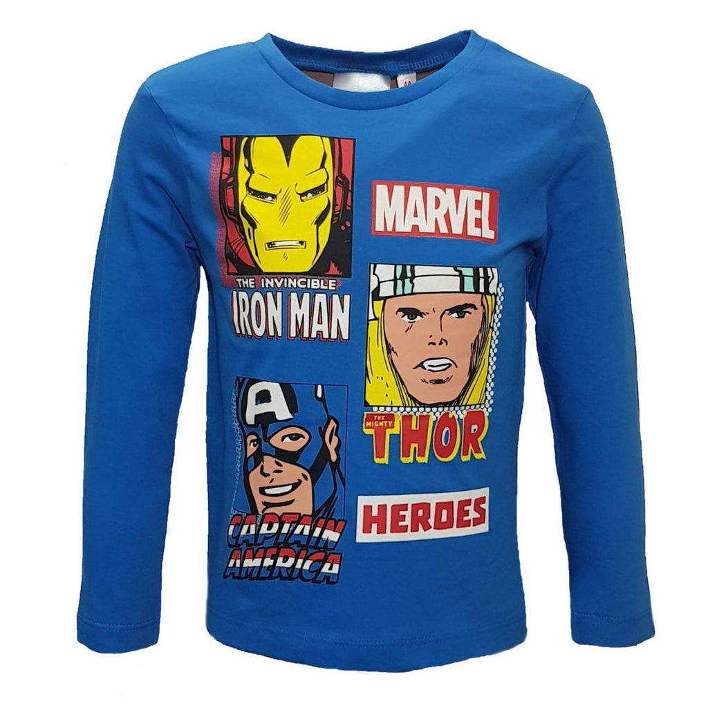 Avengers Kids T-Shirt Long Sleeve Top - Fabrica Fantasia