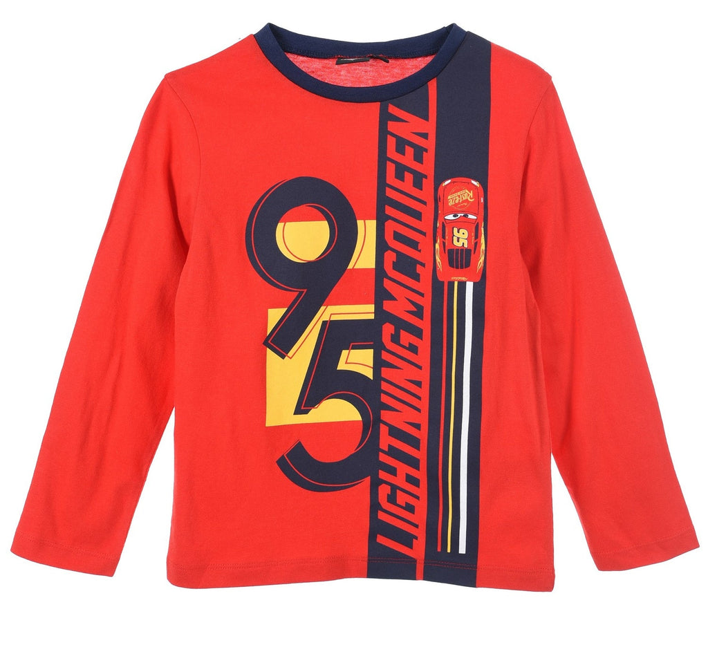 Disney Cars Kids Long Sleeve T-Shirt "95 Lightning McQueen" - Fabrica Fantasia