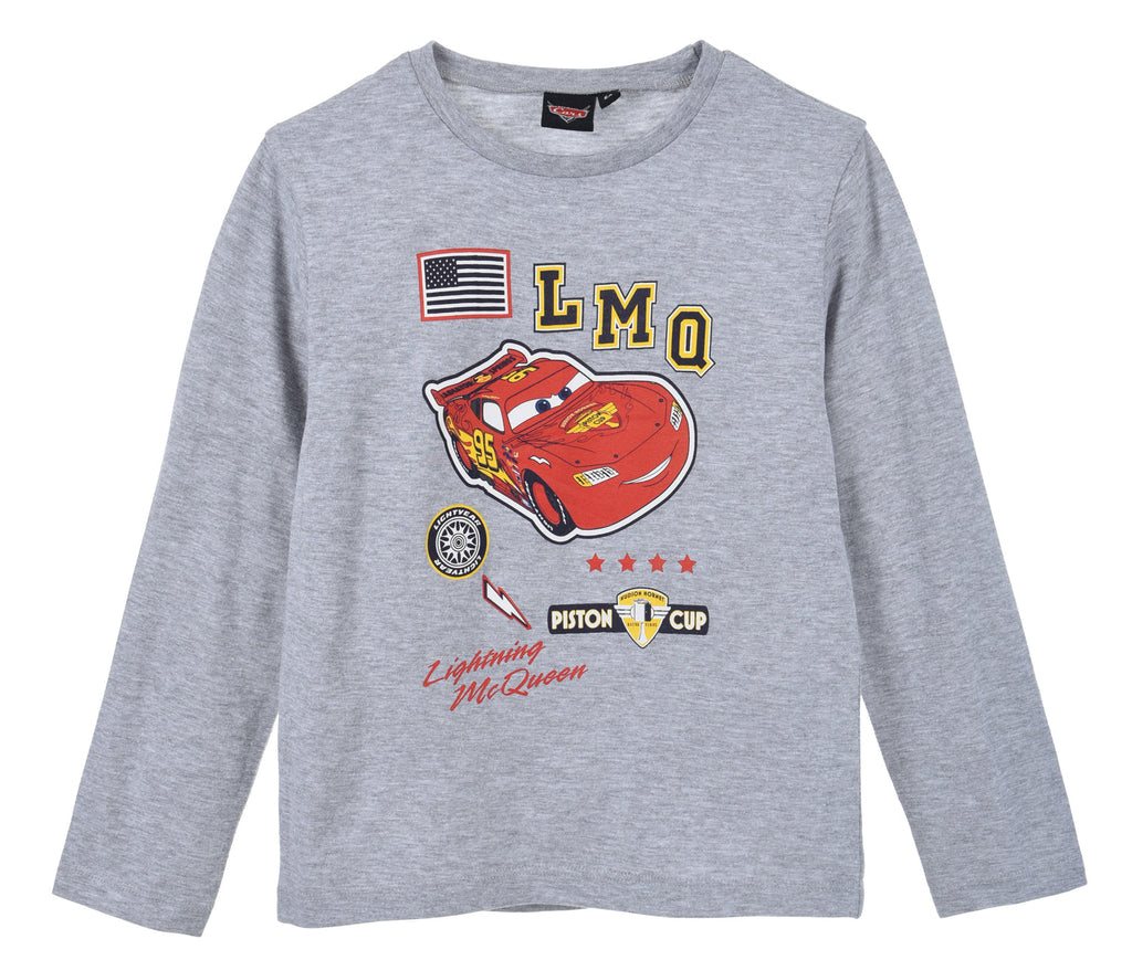 Disney Cars Kids T-Shirt Long Sleeve LMQ Lightning McQueen - Fabrica Fantasia