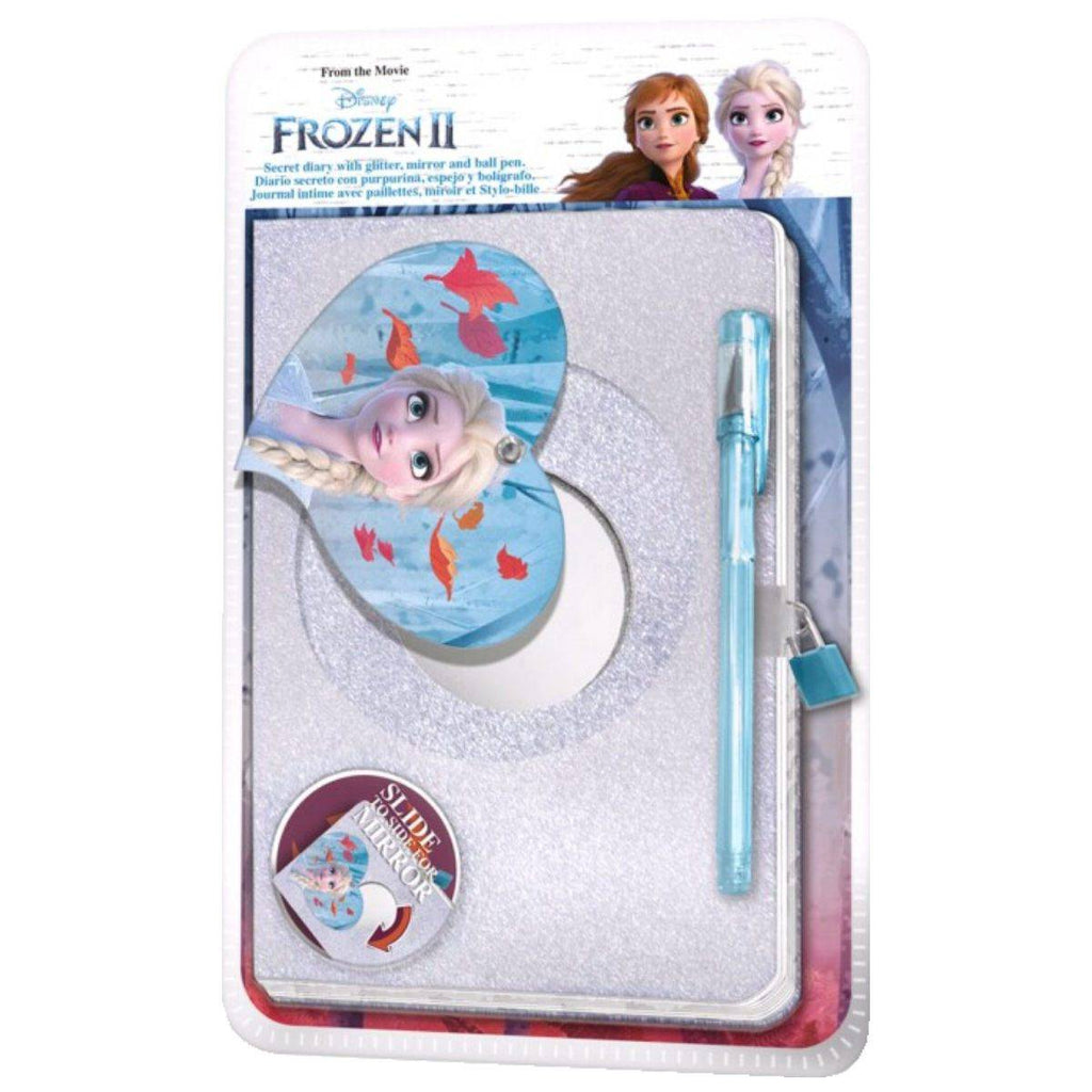 Disney Frozen Diary With Mirror and Glitter - Fabrica Fantasia