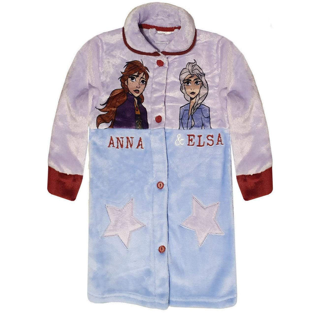 Disney Frozen Toddler & Kids Fleece Dressing Gown Robe - Fabrica Fantasia