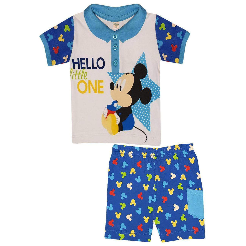 Disney Mickey Baby Boys Outfit Set, Cotton - Fabrica Fantasia