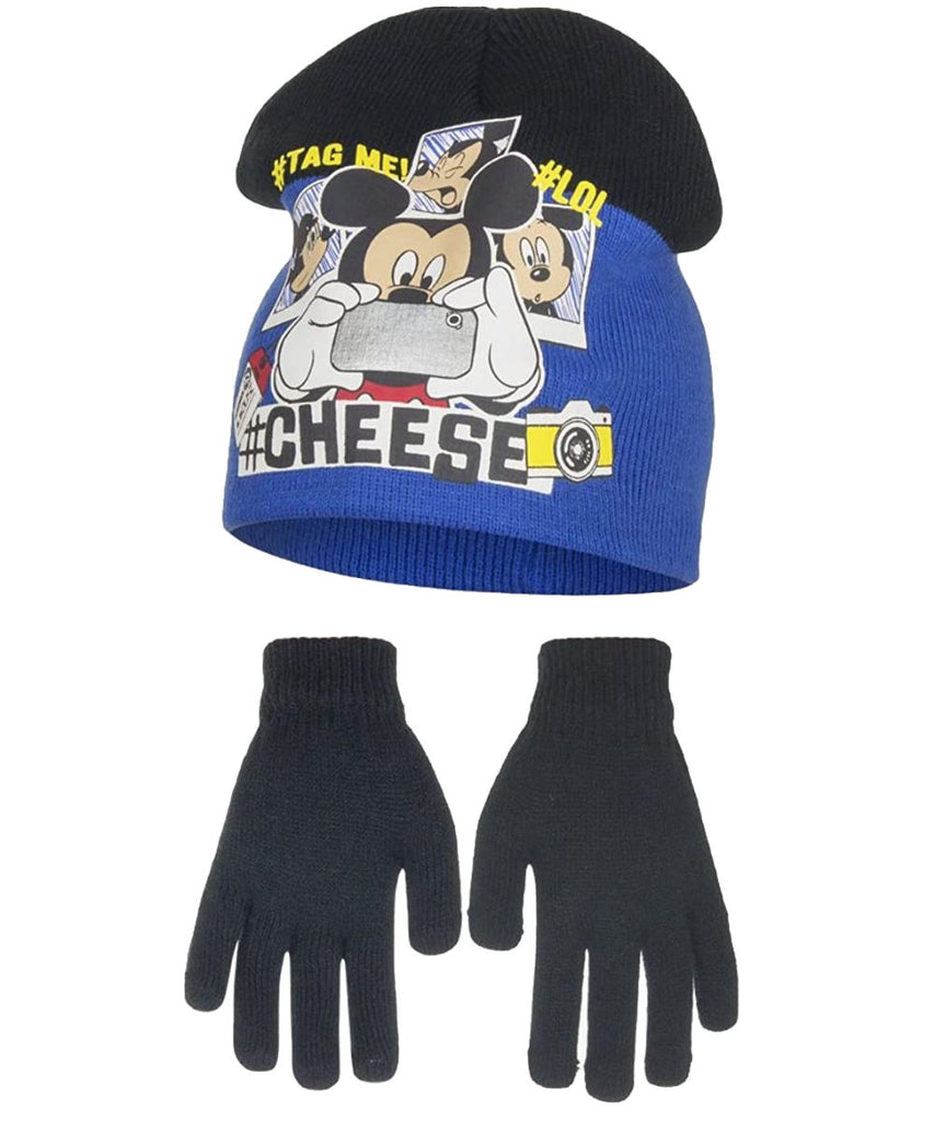 Disney Mickey Kids Hat & Gloves Winter Set - Fabrica Fantasia