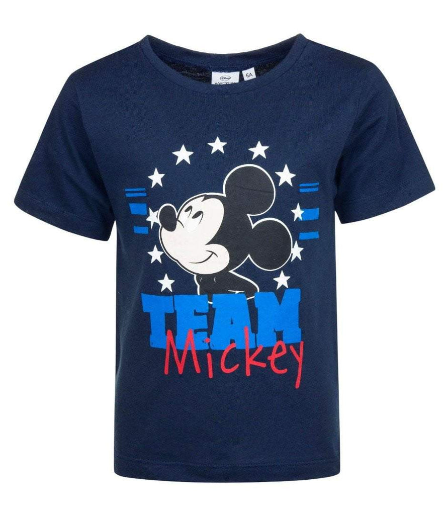 Disney Mickey Boys T-Shirt Top, Cotton - Fabrica Fantasia