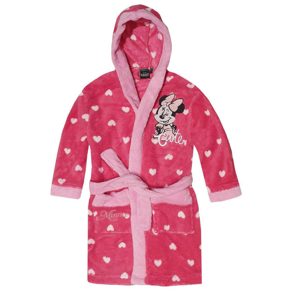 Disney Minnie Girls Robe, Polar Fleece - Fabrica Fantasia