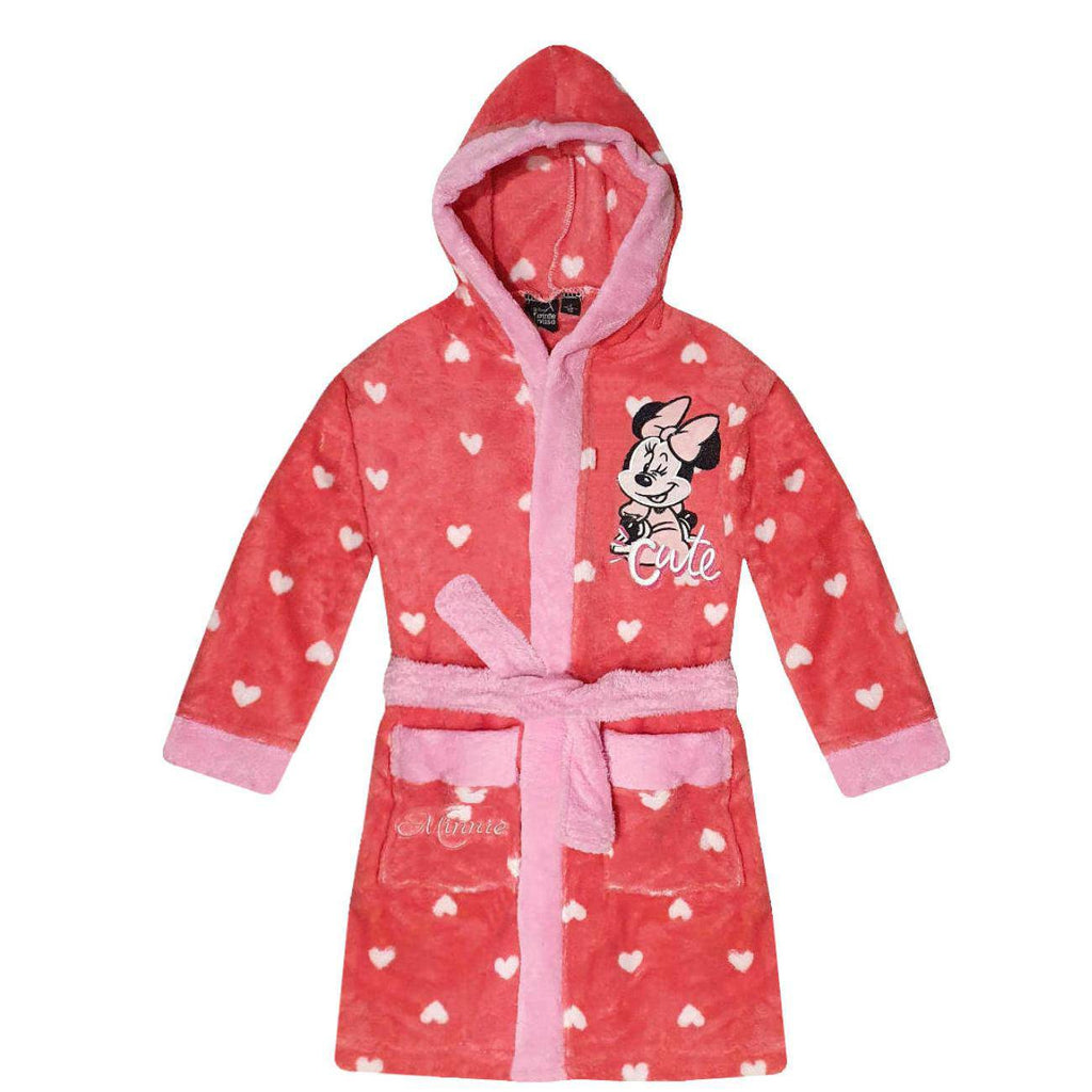 Disney Minnie Girls Robe, Polar Fleece - Fabrica Fantasia