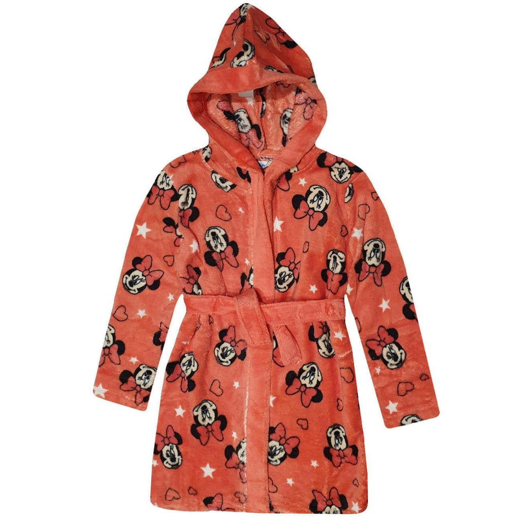 Disney Minnie Kids Fleece Dressing Gown Robe - Fabrica Fantasia