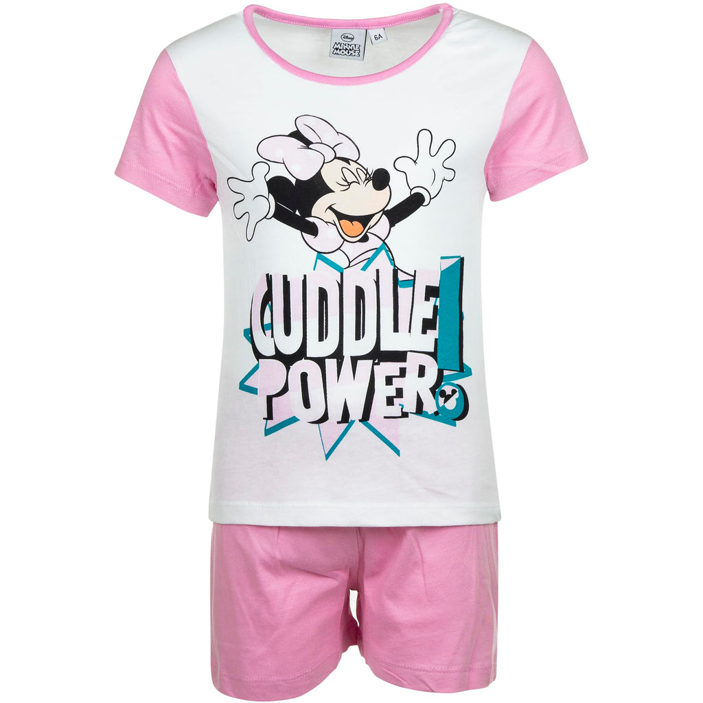 Disney Minnie Mouse Kids Pyjama Nightwear Shorts Set - Fabrica Fantasia