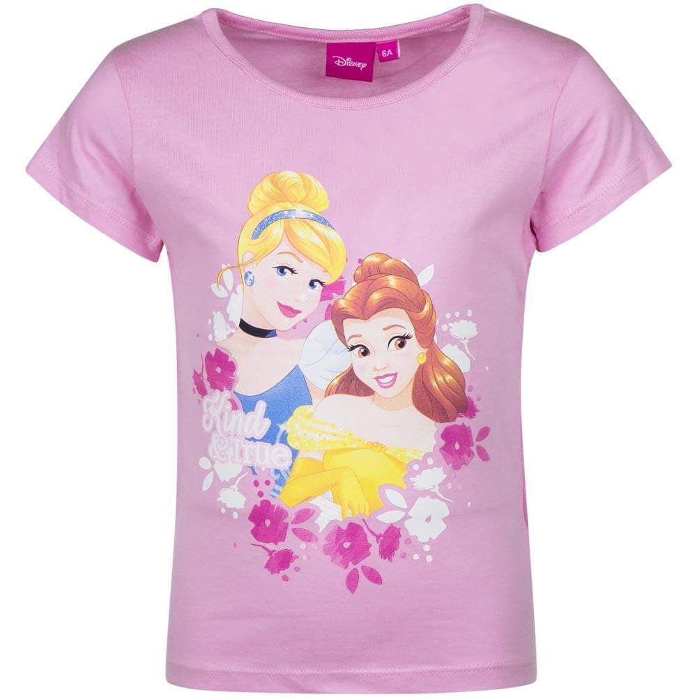 Disney Princess Girls T-Shirt Short Sleeve - Fabrica Fantasia