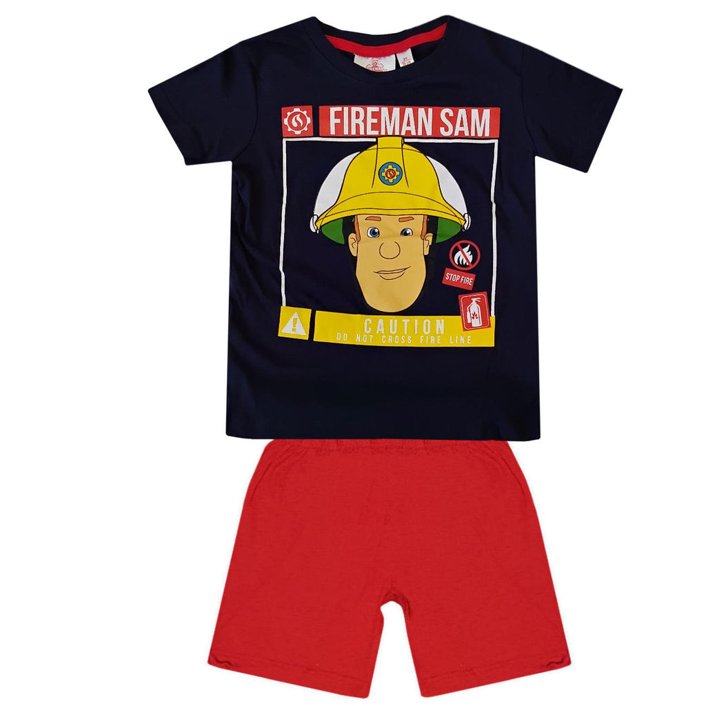 Fireman Sam Kids Nightwear Pyjama Short Set - Fabrica Fantasia