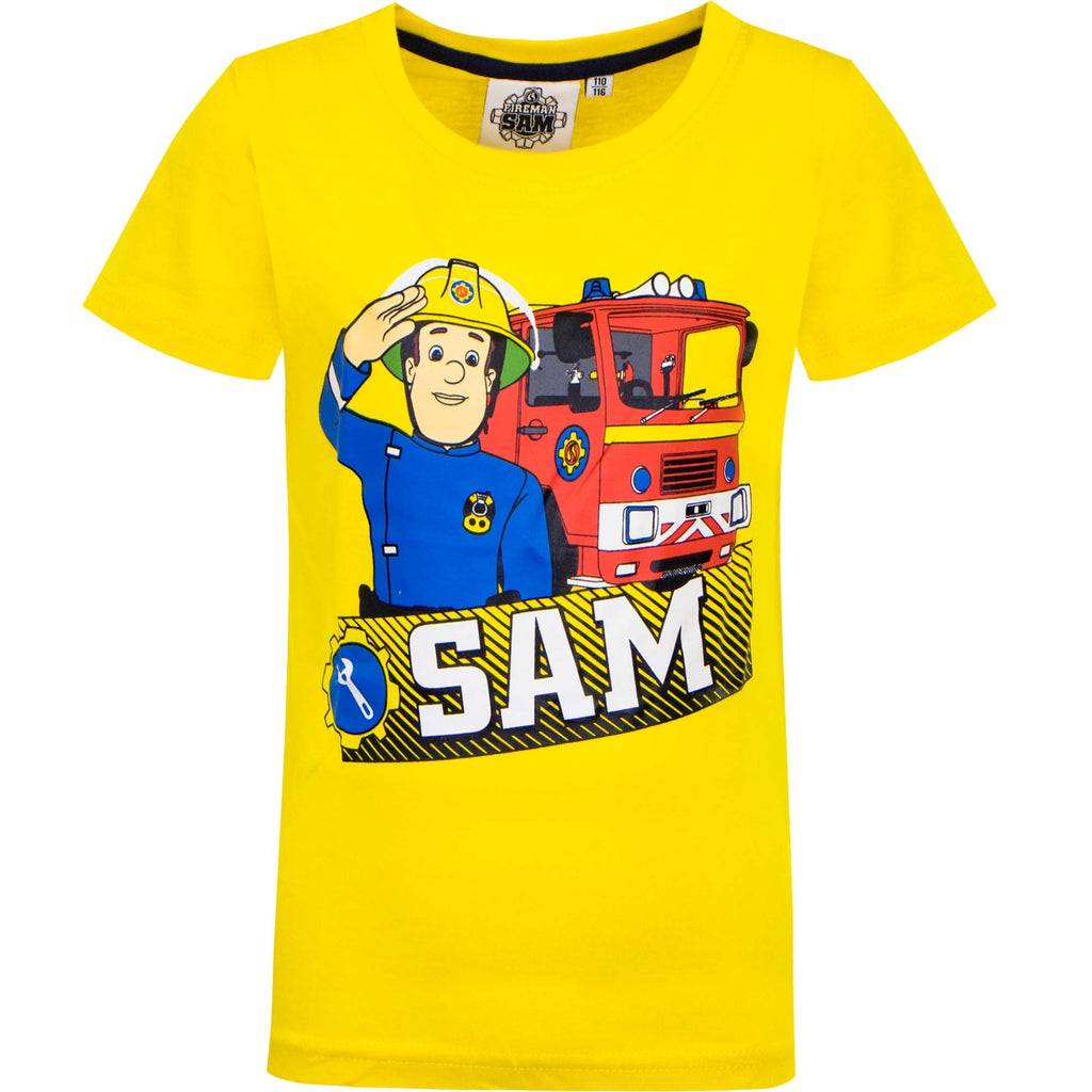 Fireman Sam Toddler & Kids T-Shirt Short Sleeve Top - Fabrica Fantasia