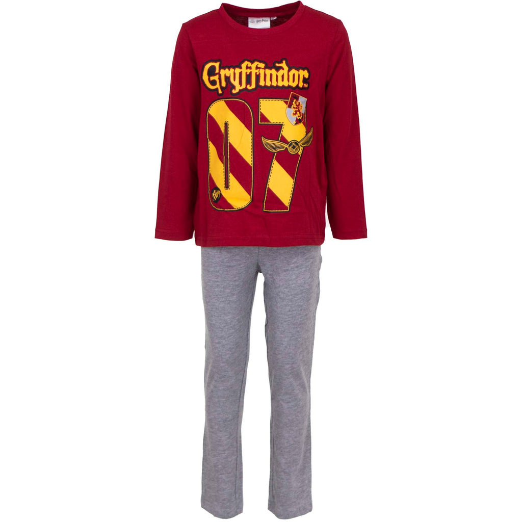 Harry Potter Boys Pyjama Nightwear Set - Gryffindor 07 - Fabrica Fantasia