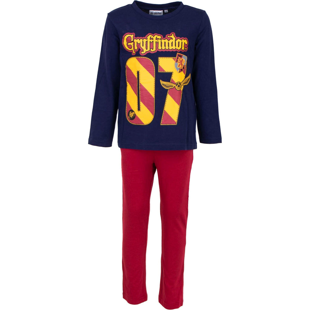 Harry Potter Boys Pyjama Nightwear Set - Gryffindor 07 - Fabrica Fantasia