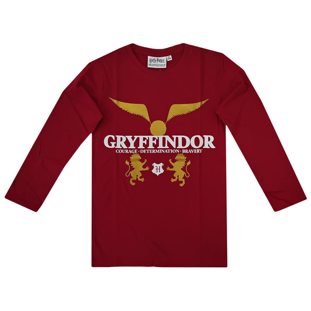 Harry Potter Kids T-Shirt Long Sleeve Gryffindor - Fabrica Fantasia