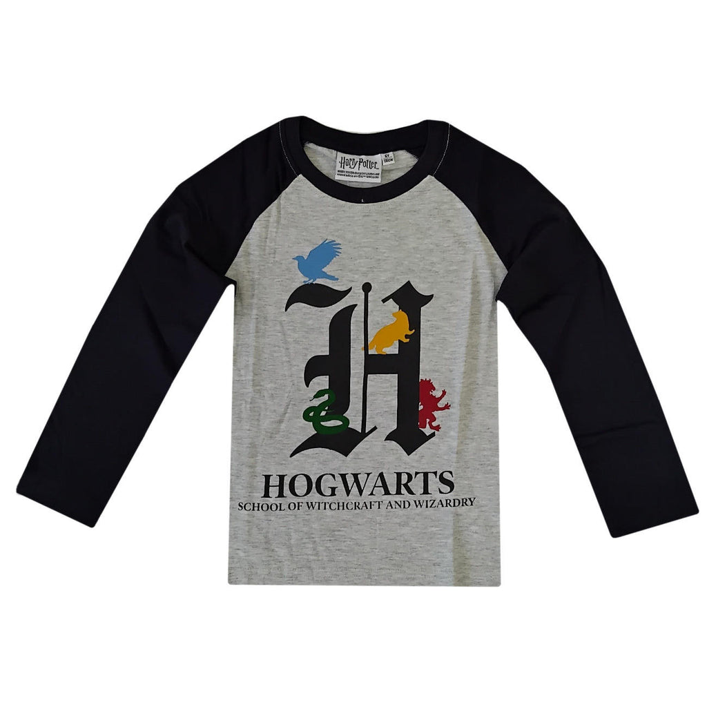 Harry Potter Kids T-Shirt Long Sleeve Hogwarts - Fabrica Fantasia