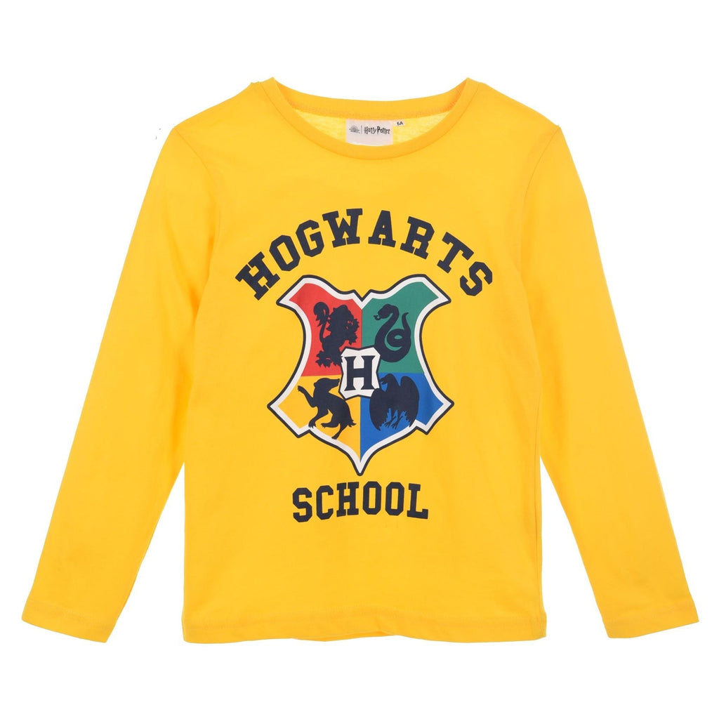 Harry Potter Kids T-Shirt Long Sleeve Top Hogwarts School - Fabrica Fantasia