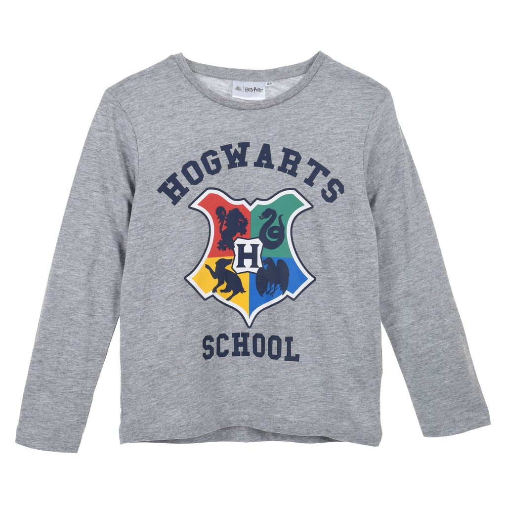 Harry Potter Kids T-Shirt Long Sleeve Top Hogwarts School - Fabrica Fantasia