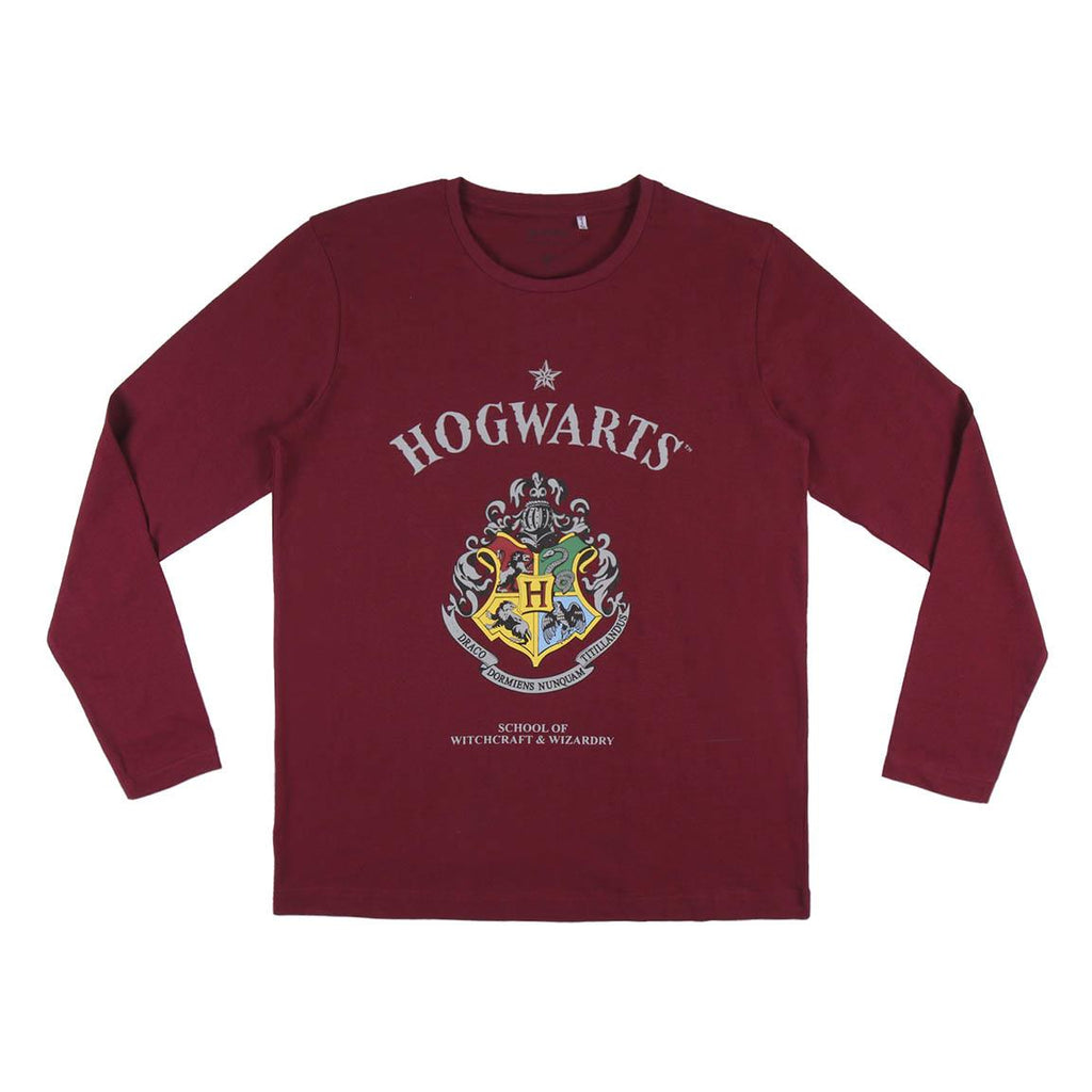 Harry Potter Men Nightwear Pyjama Long Set Hogwarts Crest - Fabrica Fantasia