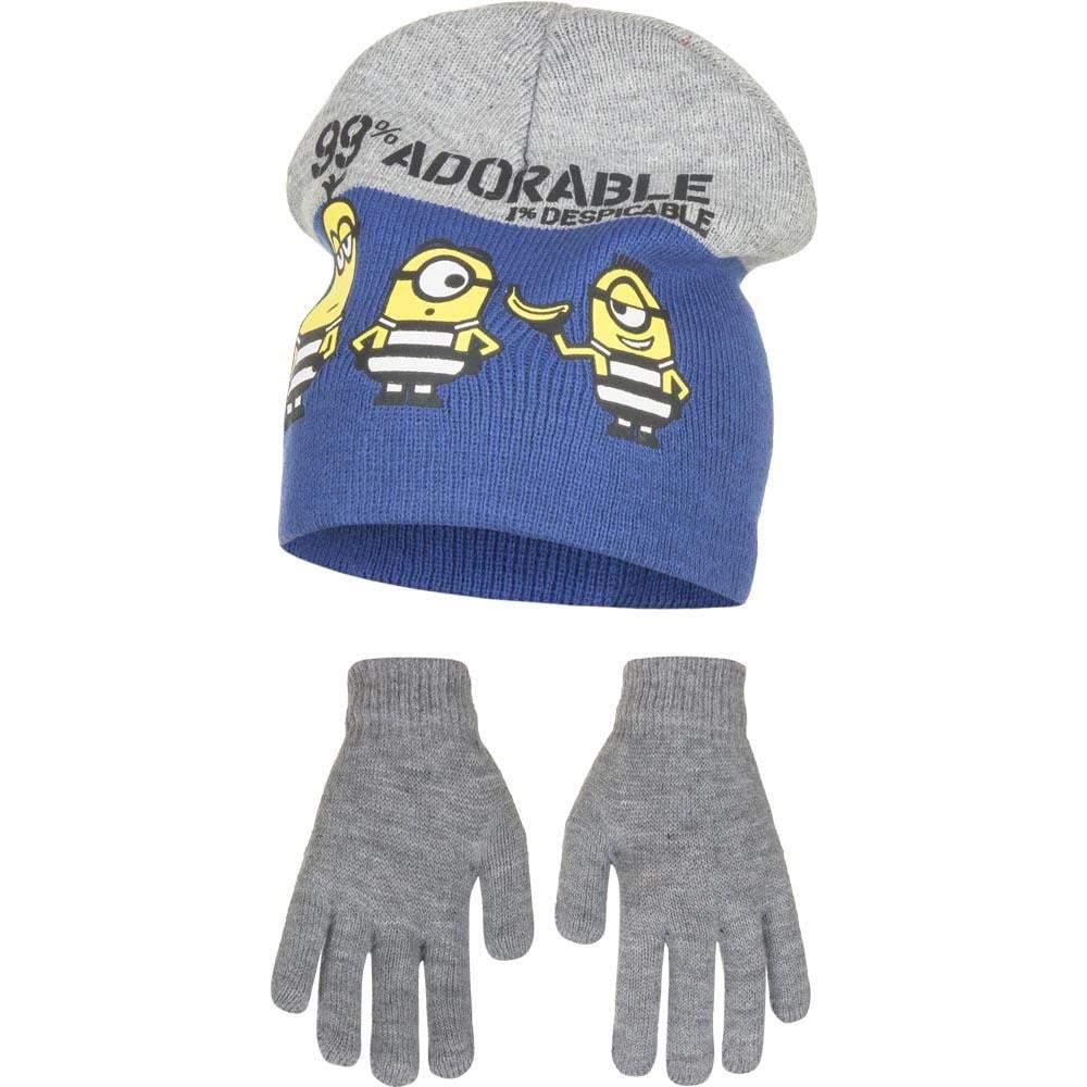 Minion Boys Hat and Gloves set - Super Heroes Warehouse