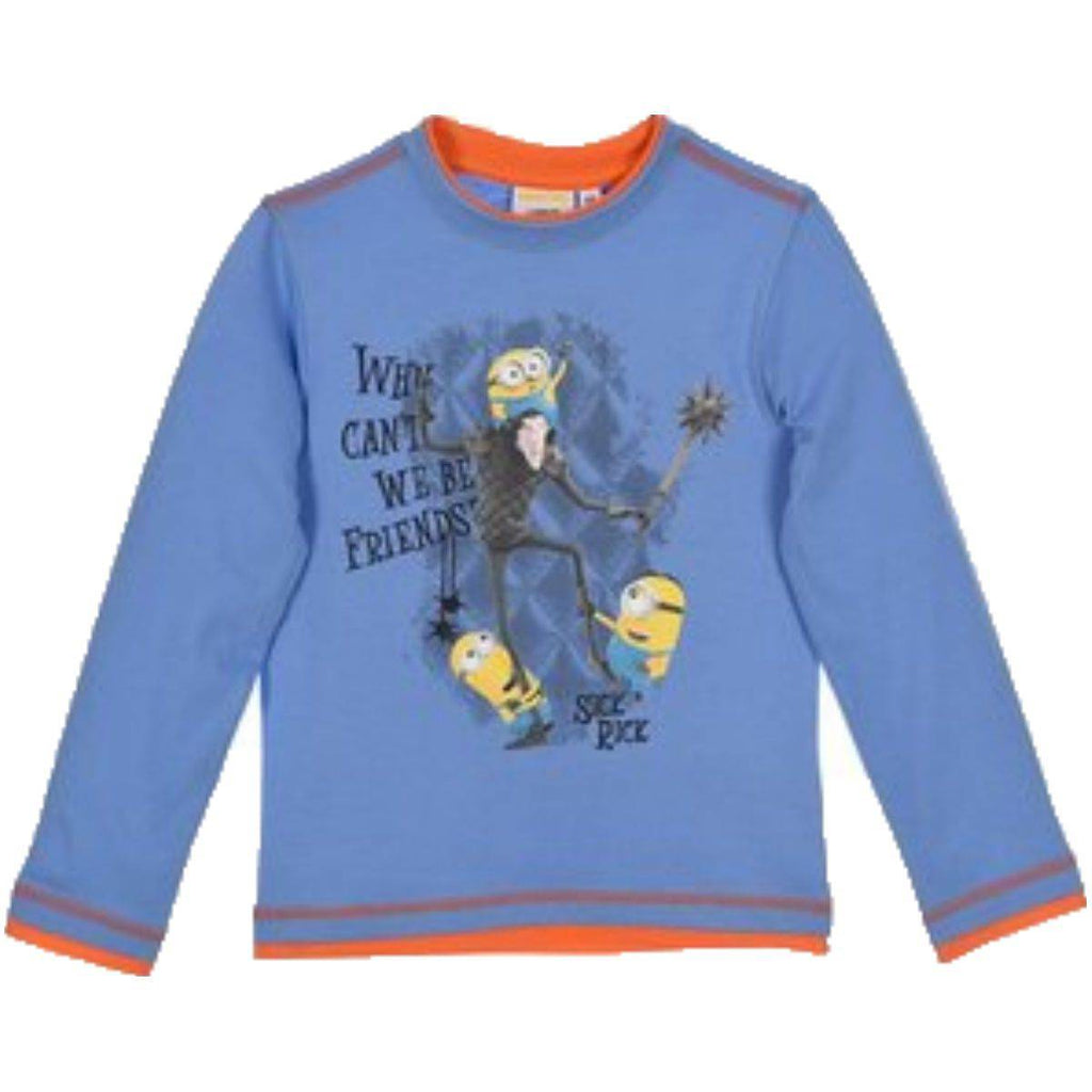 Minions Boys (2-8) T-Shirt Long Sleeve - Super Heroes Warehouse