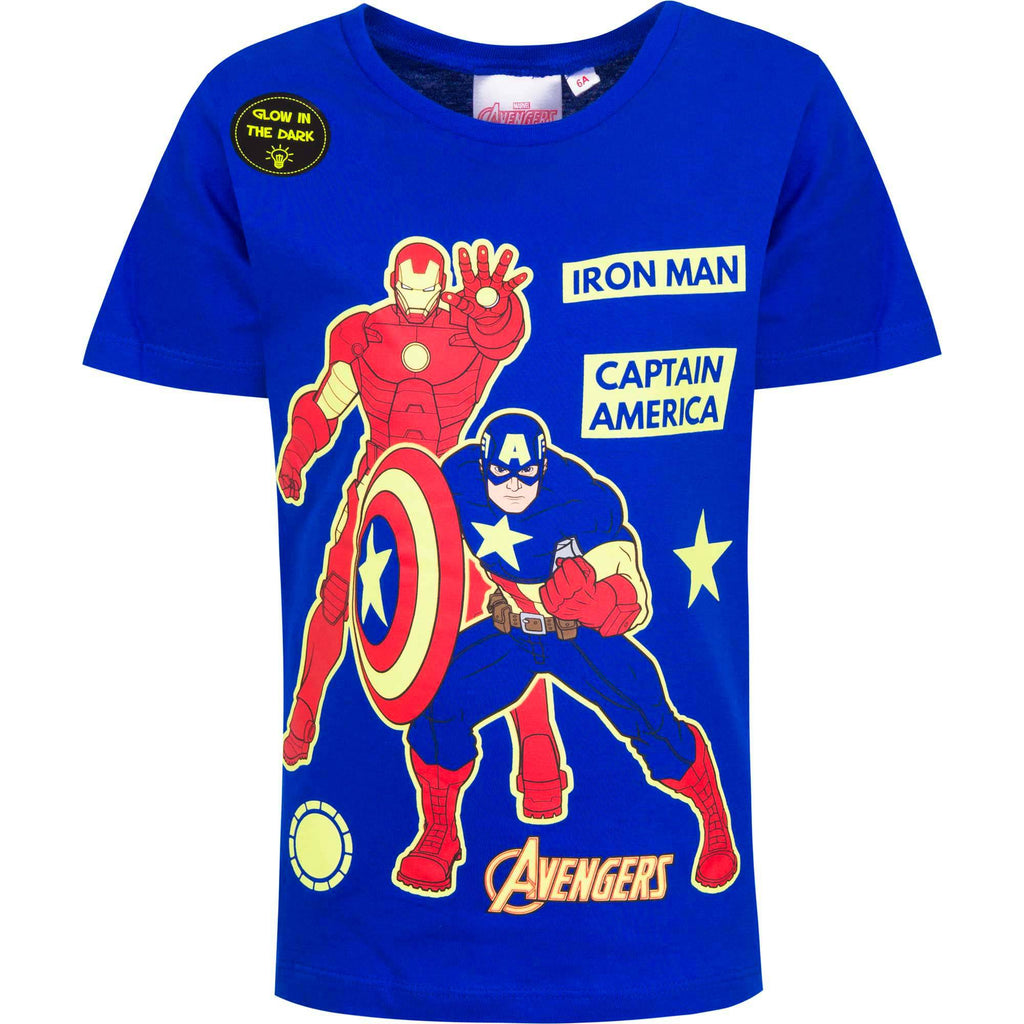 Marvel Avengers Kids T-Shirt - Glow In The Dark - Fabrica Fantasia