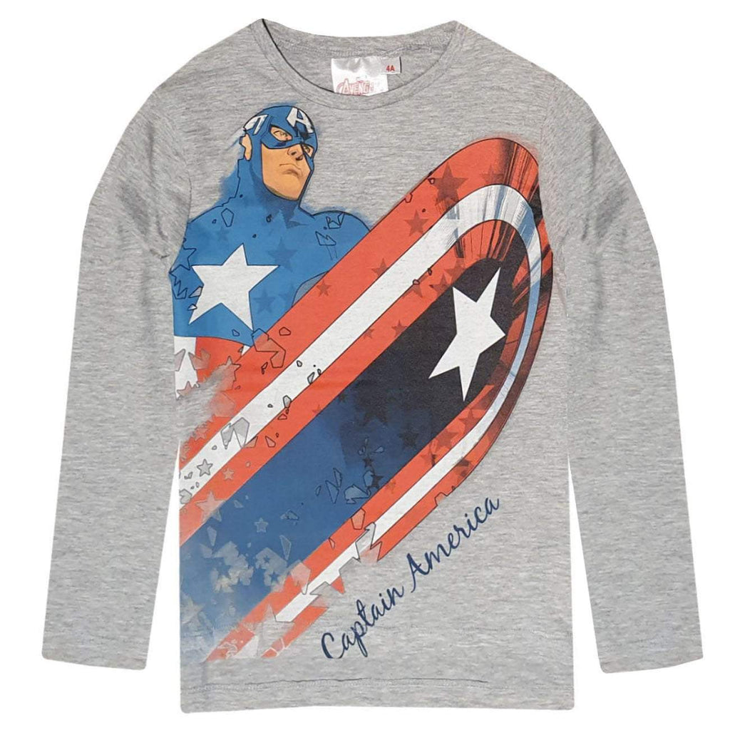 Marvel Avengers Kids T-Shirt Iron Man & Captain America - Fabrica Fantasia