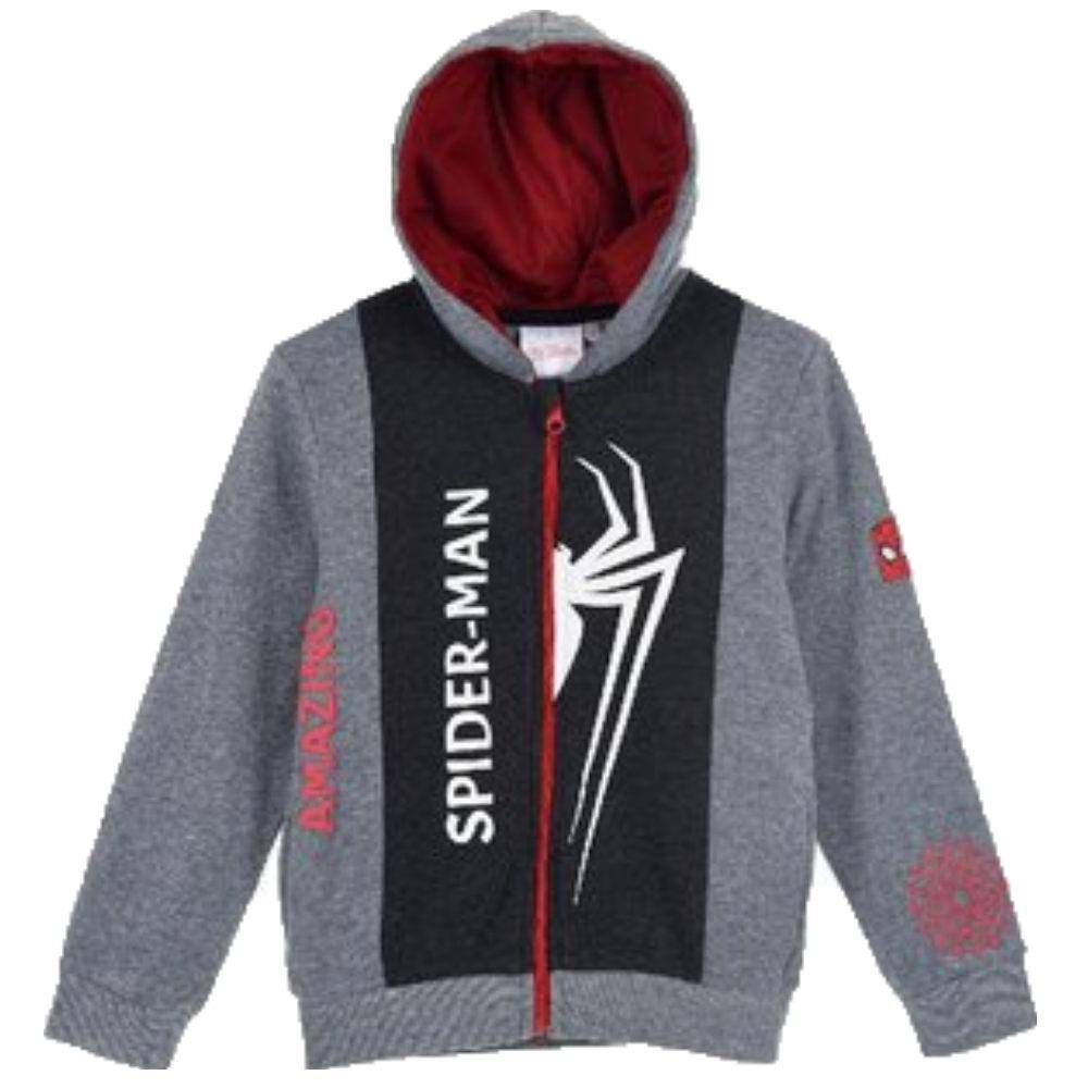 Marvel Spider-Man Kids Jacket with Hoodie - Fabrica Fantasia