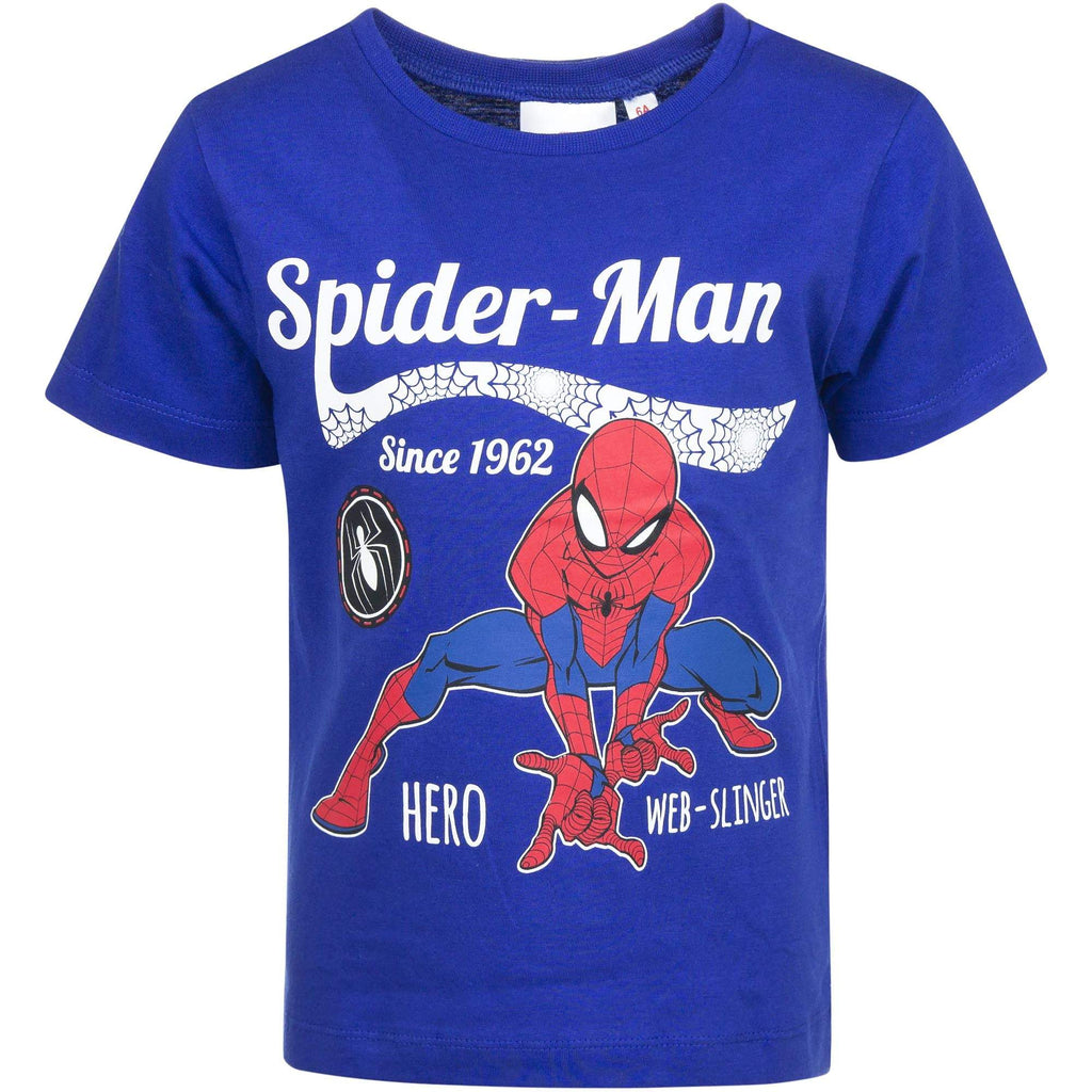 Marvel Spider-Man Kids T-Shirt Short Sleeve Top - Fabrica Fantasia