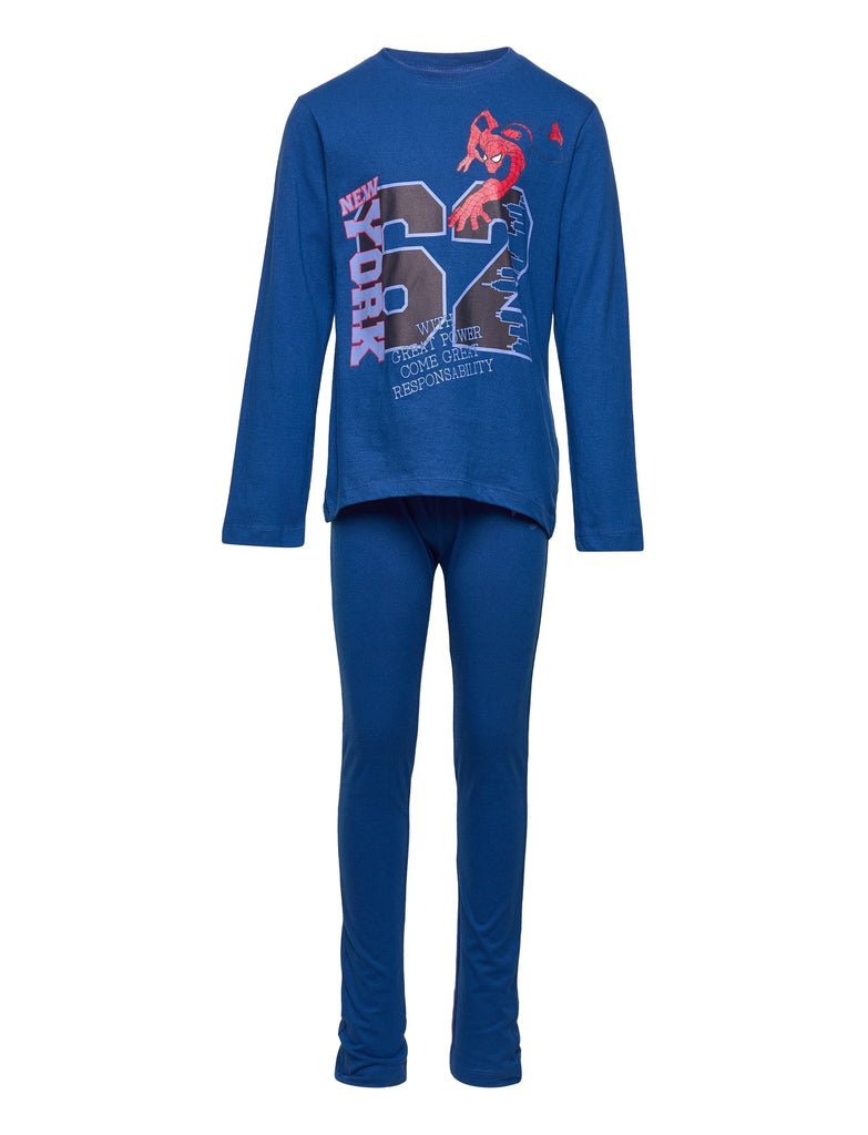 Marvel Spiderman Kids Pajama Long Sleeve Set Nightwear - Fabrica Fantasia