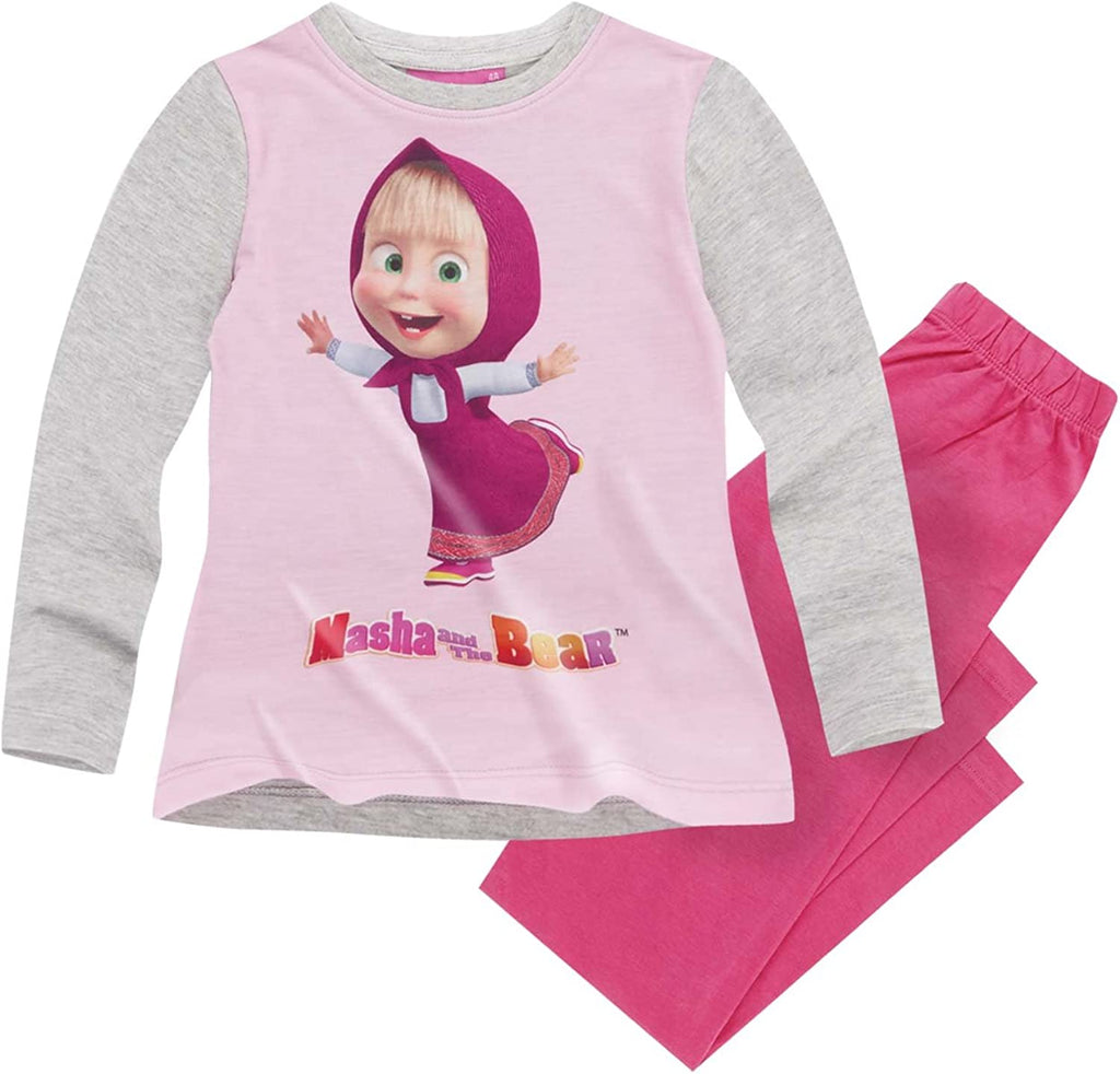 Masha And The Bear Baby/Toddler Pyjama Nightwear Set 1-2 Years - Fabrica Fantasia