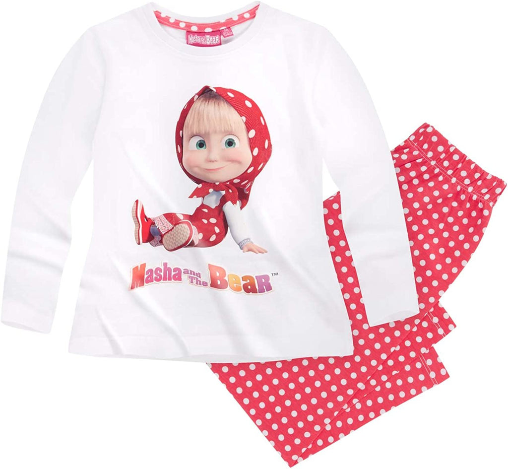 Masha And The Bear Baby/Toddler Pyjama Nightwear Set 1-2 Years - Fabrica Fantasia