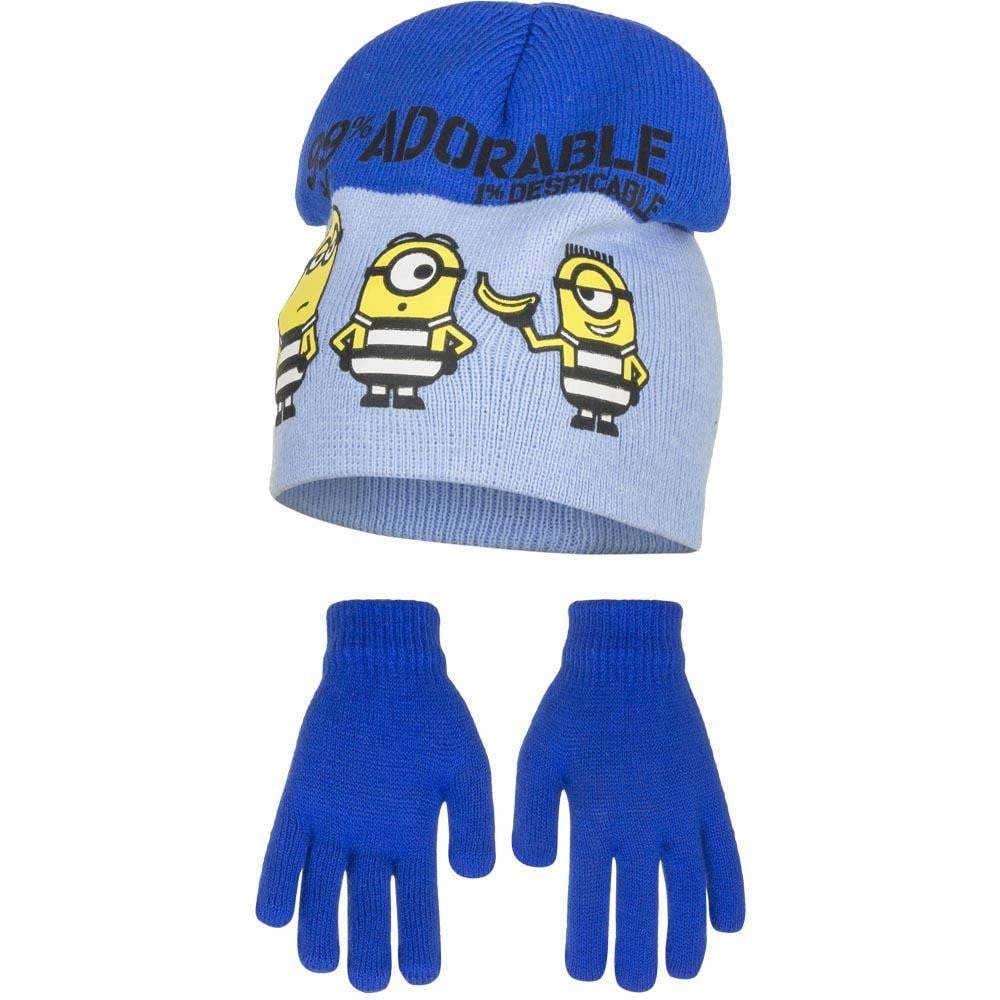 Minions Kids Hat and Gloves Winter Set - Fabrica Fantasia