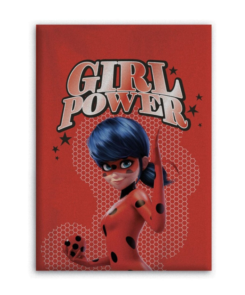 Miraculous Kids Fleece Blanket Throw - Ladybug Girl Power - Fabrica Fantasia